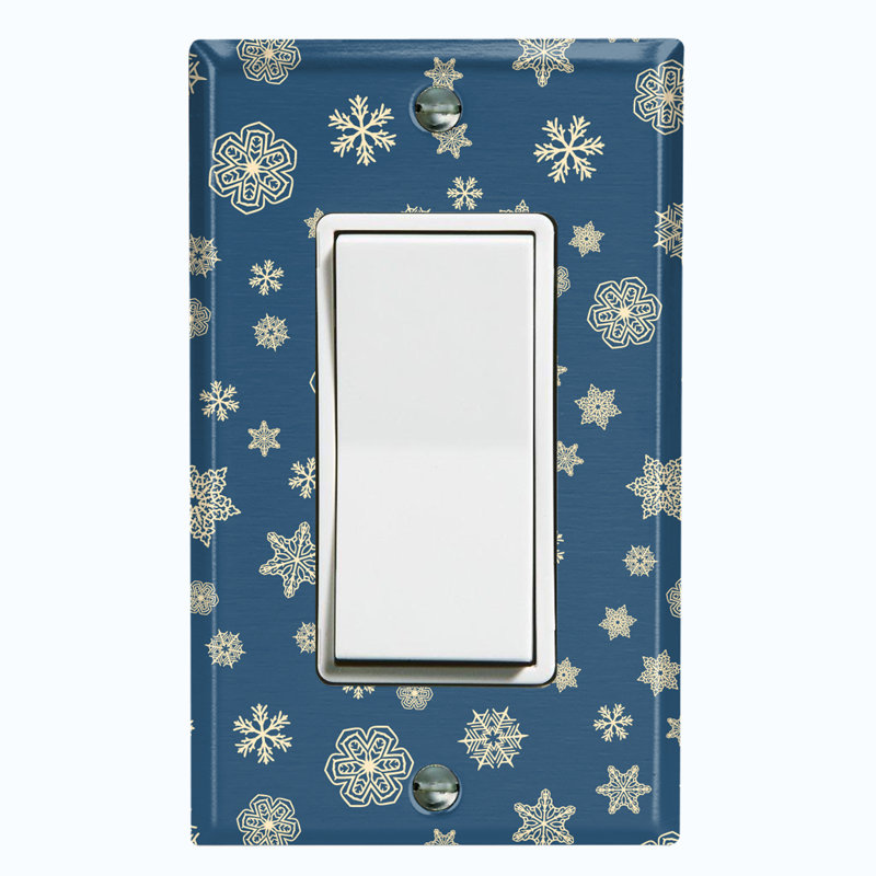 Plaque murale d'interrupteur à bascule Christmas 1-Gang, H 4,5 po x l 2,75 po x P 0,15 po