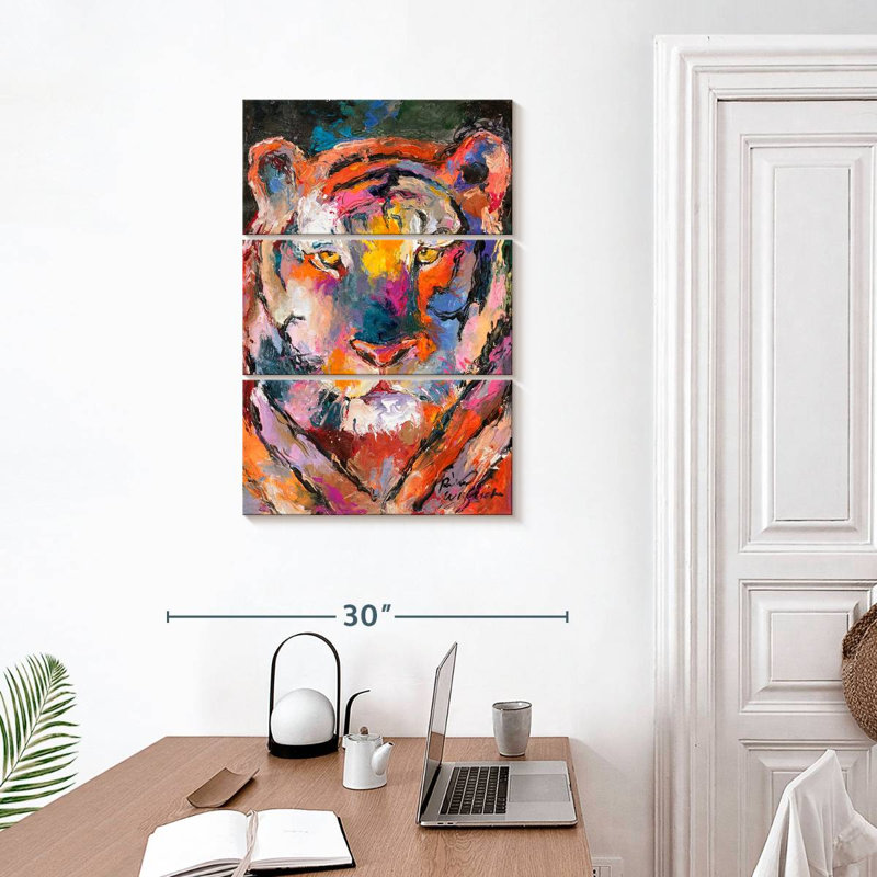 Tigre de Brampt I, H 32 po x l 20 po
