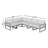 EDGE 6-Piece Modular Deep Seating Set-68603253-68603254