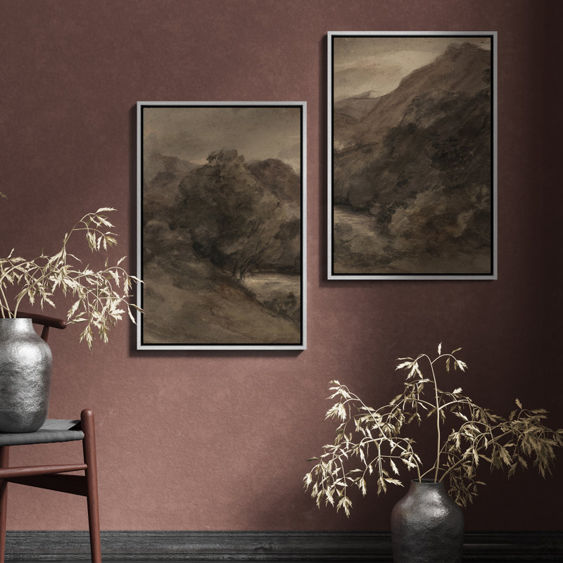 Art mural encadré rétro antique classique pour chambre à coucher, H 24 po x l 16 po, Blanc