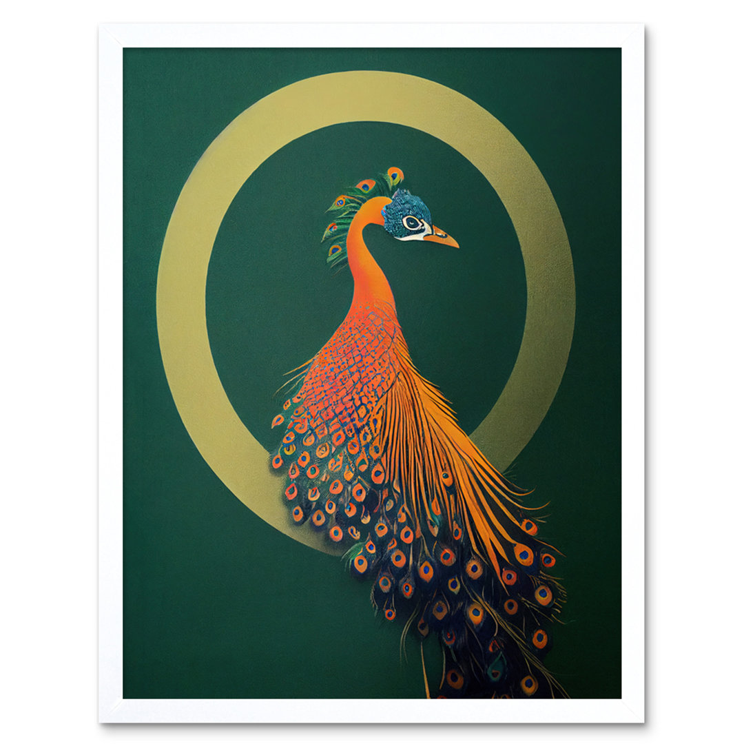 Glamorous Stylish Chic Modern Peacock - Print