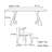 Ash wood rock slab rectangular dining table set-106777948