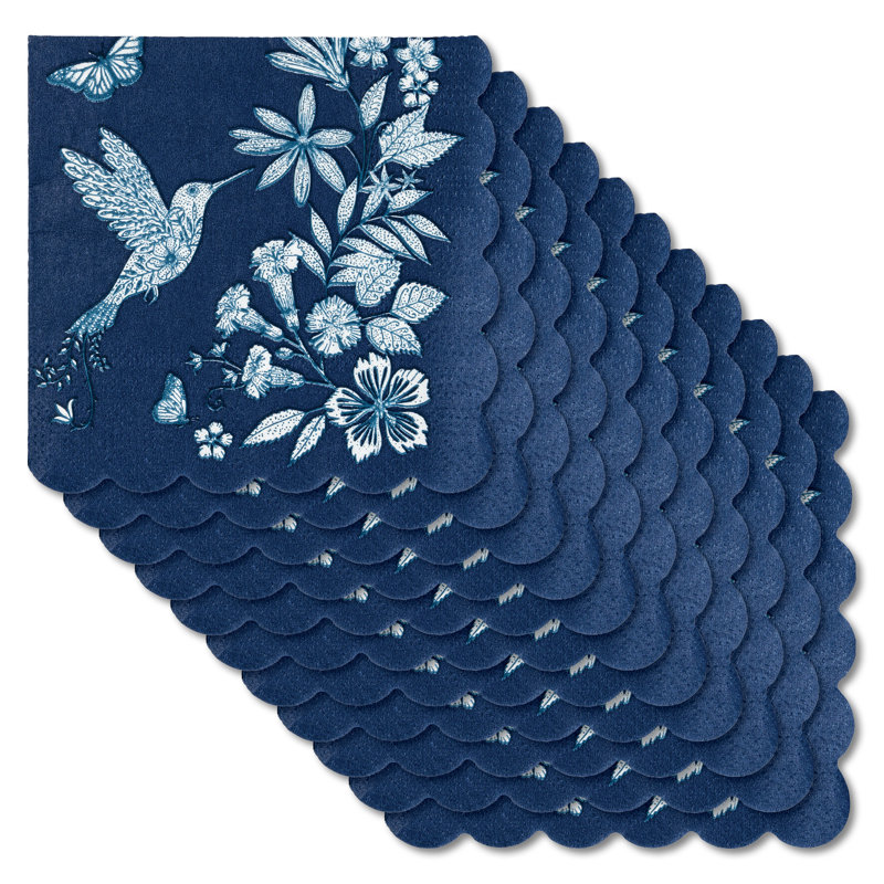 Serviette en papier cocktail Colibri