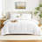 Luxury 7-Piece King Comforter Set – Cotton Blend Bedding with 100% Cotton Fill, Bedspread, Fitted Sheet, Pillowcases & Decorative Pillows-231500481