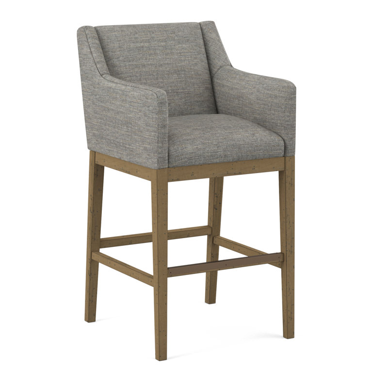 Upholstered Stool, 61630-74, White