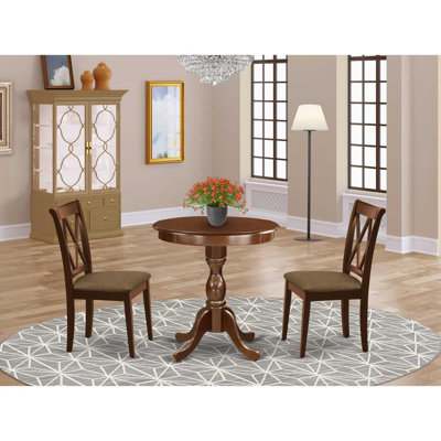 Adelo 2 - Person Solid Wood Breakfast Nook Dining Set by Alcott Hill