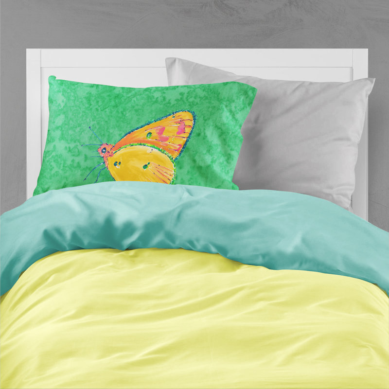  Taie d'oreiller papillon