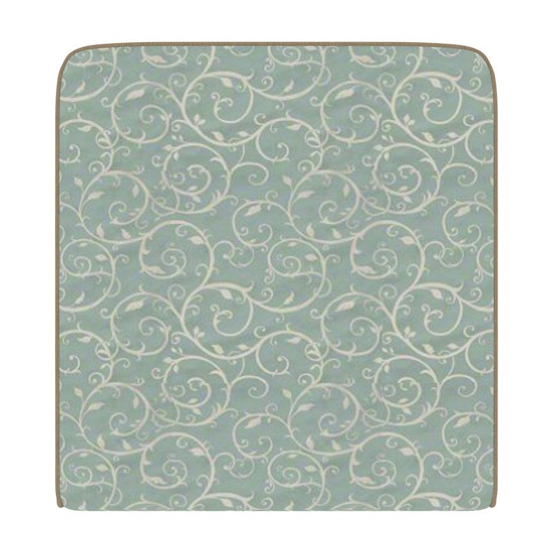Coussin de chaise de salle à manger intérieur / extérieur Sunbrella®, Brun / géométrique 1
