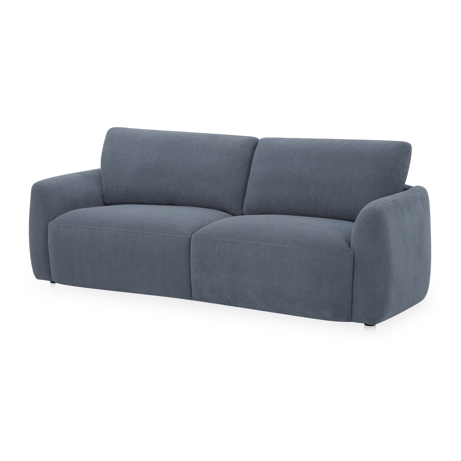 Callie Sofa 91 in. Flecked Oat, Blue, 35.4" H x 91" W x 39.4" D