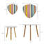 Ensemble de 2 tables basses gigognes Triangle
