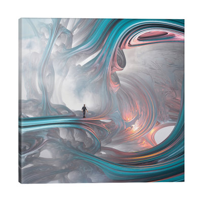 Fractal I Chloroform by Evgenij Soloviev - Wrapped Canvas Print