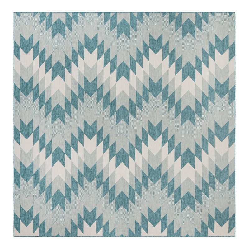 Blox Hower Indoor/Outdoor Area Rug, Square 12'