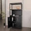 Armoire de salle de bain séparée avec 2 portes, armoire de plancher pour le salon, la cuisine, l'entrée, idéale pour le rangement polyvalent