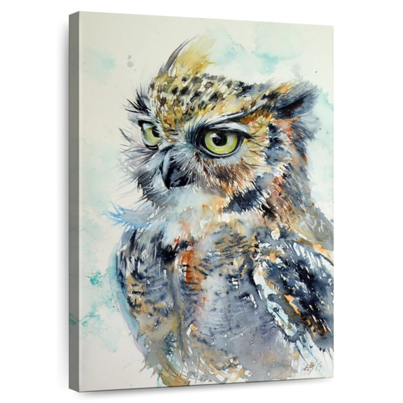 Hibou fier Brampt, H 24 po x l 16 po