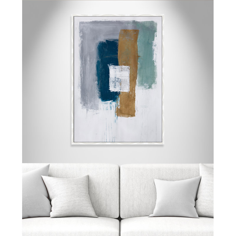 Imprimé Malibu Springs II par Filippo Ioco, L 29,5 po x H 41,5 po, Impression encadrée, Grain de bois blanc