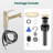 Single Handle Pull Out Bathroom Faucet With Drain Assembly-119623780