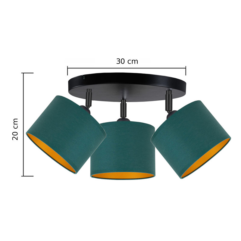 Fonio Fabric Spotlight, Black/Green