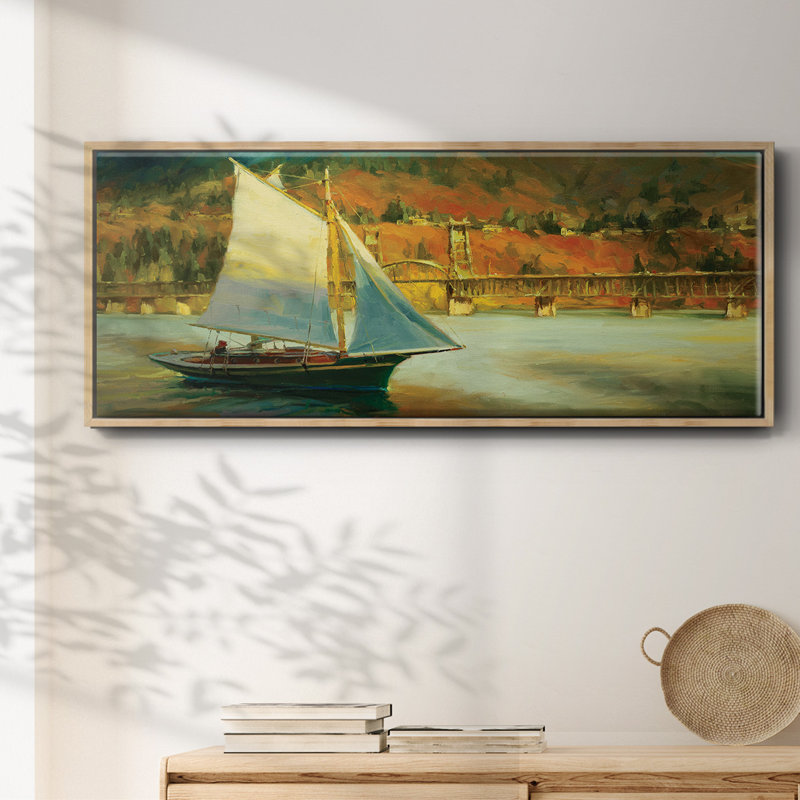 Voile d'automne - toile encadrée, H 8 po x l 20 po