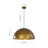 Kyrek 23.6" W 1-Light Iron Dome Pendant-2146224049-2139076445