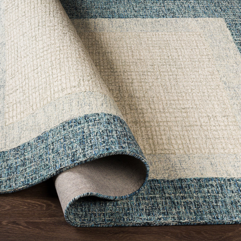 Renne Hand Tufted Wool Geometric Indoor Rug, Runner 2'6" x 8'