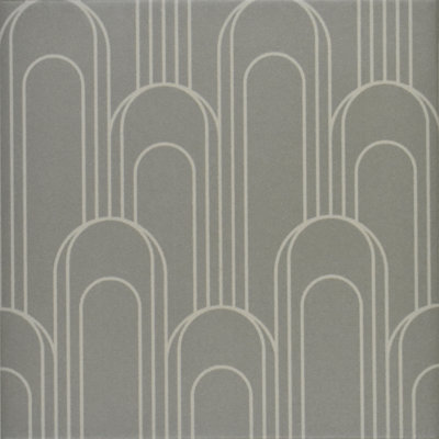 Epoque Oval Taupe/Gray 8x8