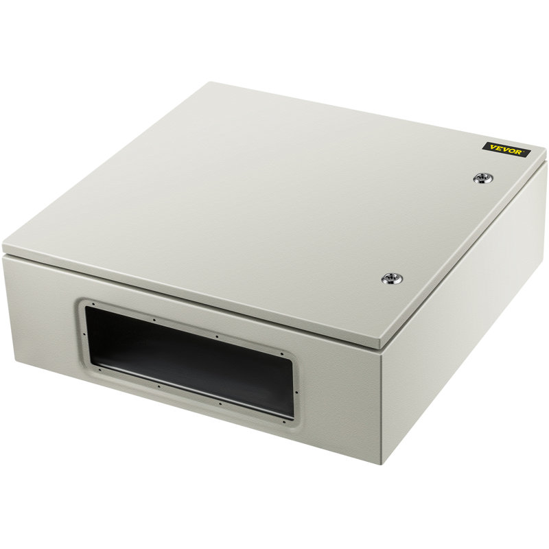 Boîtier en acier VEVOR NEMA, boîtier électrique en acier NEMA 4X, H 24 po x l 24 po x P 8 po