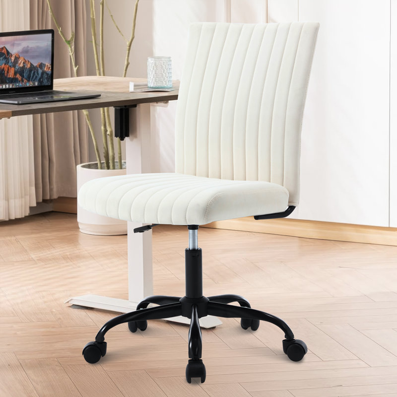 Chaise de bureau Neeru, Ivoire