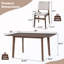 Ensemble de salle à manger 7 pièces avec table et 6 chaises rembourrées-1248258974-1248258973