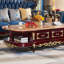 Table basse européenne en bois massif néo-classique-2113828426
