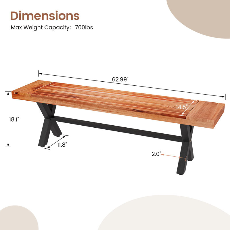 Banc d'extérieur