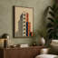 Modernist Structure Art Deco - Wrapped Canvas-1336926285-1336926295