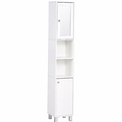 Freestanding Tower Cabinet,Tall Bathroom Storage Cabinet,Foyer Storage Cabinet