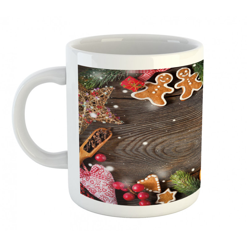 Grande tasse à café pain d’épice man