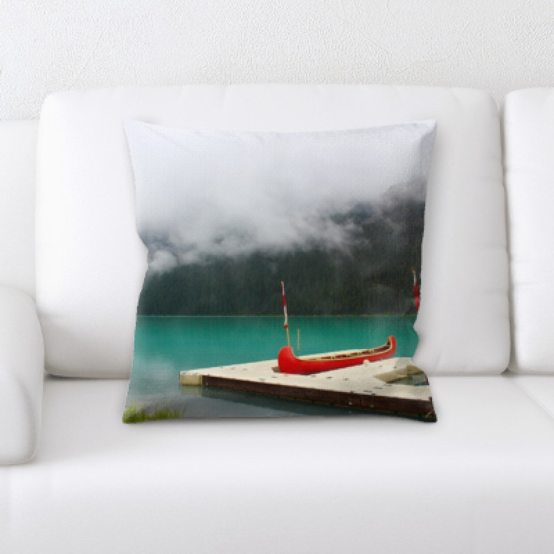 Microsuede Throw Pillow
