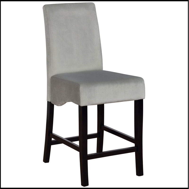 Ensemble de salle à manger à hauteur de comptoir noir et gris Giannis, élégant et durable pour une décoration moderne, 6