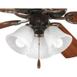 Three Posts™ 3-Light Ceiling Fan Branched Light Kit & Reviews | Wayfair