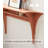 Minimalist Walnut Wall-Mounted Console Table with Open Shelf-393971535-393971532