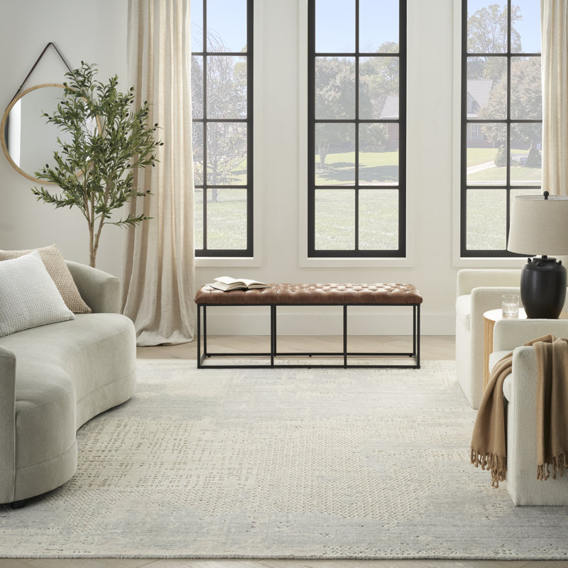 Anathea Abstract Handmade Area Rug, Rectangle 259 x 351 cm
