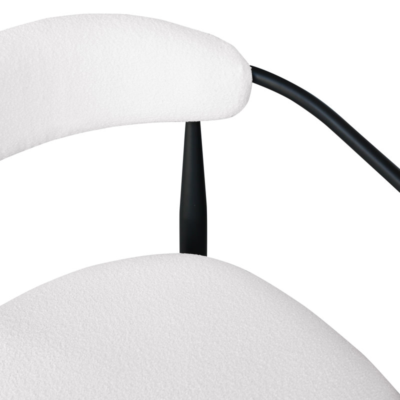 Ensemble de 2 tabourets de bar Modern, Blanc