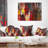 Red Decorative Design - Abstract Printed Throw Pillow