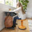 Tabouret ECR4Kids SitWell, hauteur réglable, siège actif-31674723