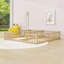 Lit simple et simple en bois avec clôture-1806403303
