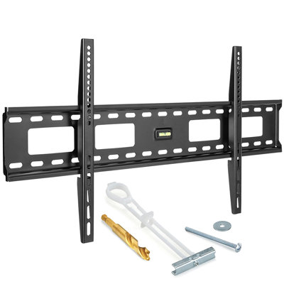 CondoMounts FIXED TV Wall Mount,NO Stud Drywall,Steel/Metal Stud Wall,Holds 200lbs,Fits 42"-75" TVs