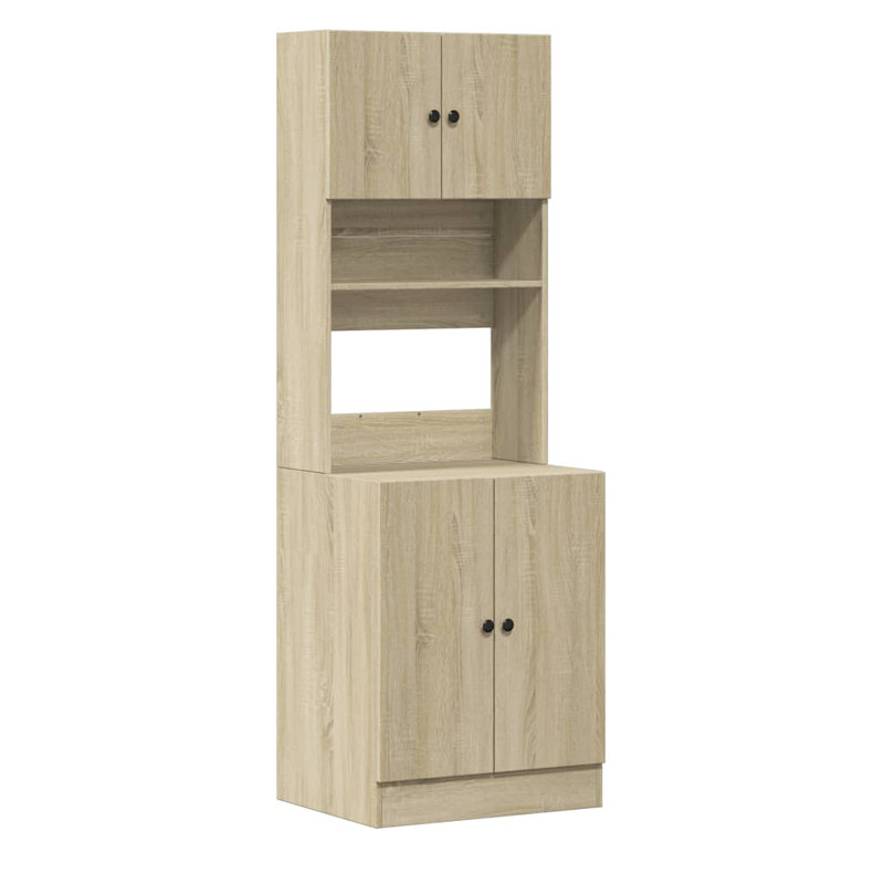 Kitchen Cabinet 60X50x180 Cm Engineered Wood, Sonoma Oak