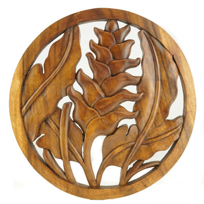 Handmade Plants & Flowers Wall Decor on Solid Wood