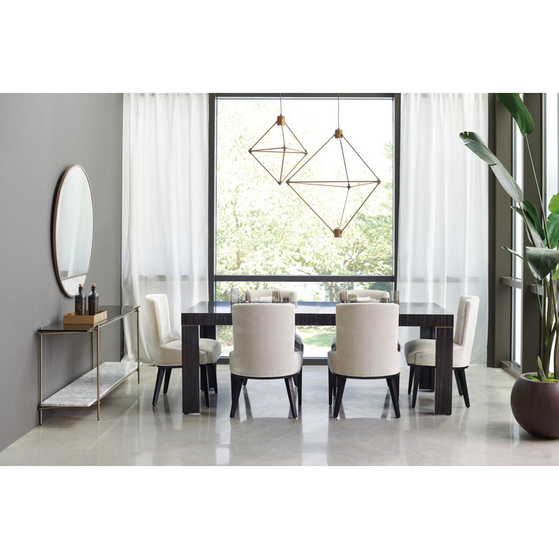 Modern Edge 72'' W Glass Console Table