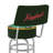 Swivel Upholstered Counter Stool with Metal Frame