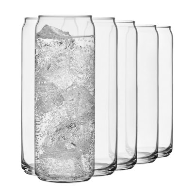 Ensemble de 6 canettes en verre Libbey Classic Slim, 12,5 onces