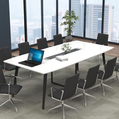 Table de conférence Jonti 8 pi, L 94,49 po x l 47,24 po x H 29,53 po