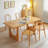 Cherry Rectangular Solid wood Butterfly Leaf  Dining Table-609049392